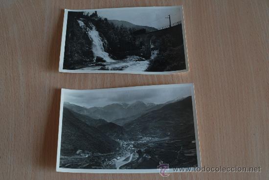 Postales: Dos Tarjetas Postales de Ribas de freser (Gerona). Zerkowitz. Tren el&eacute;ctrico.