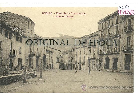 Postkarten: (PS-26593)POSTAL DE ANGLES-PLAZA DE LA CONSTITUCION