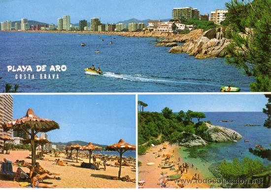 Postales: N&ordm; 10926 PLAYA DE ARO GERONA - Foto 1