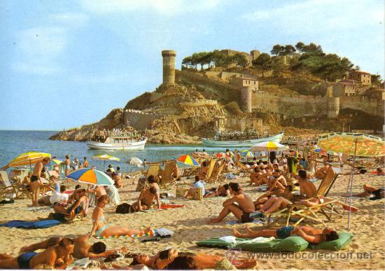 Postales: N&ordm; 11209 TOSSA DE MAR LA PLAYA GERONA - Foto 1