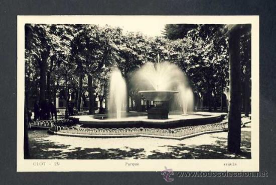 Postales: Postal d OLOT: Parc (Ed.Arqu&eacute;s num.29) - Foto 1