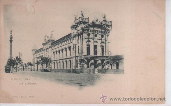 Postales: Barcelona. La Aduana. Hauser y Menet. - Foto 1