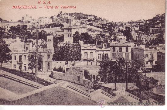 Postales: BARCELONA - VISTA DE VALLCARCA - Foto 1