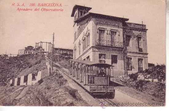 Postales: BARCELONA - APEADERO DEL OBSERVATORIO - Foto 1