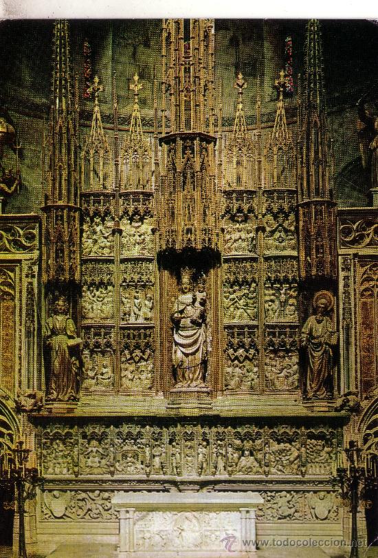 Postales: TARRAGONA - CATEDRAL -  ALTAR MAYOR - Foto 1