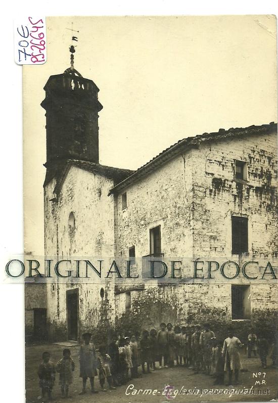 Postkarten: (PS-26645)POSTAL FOTOGRAFICA DE CARME-ESGLESIA PARROQUIAL