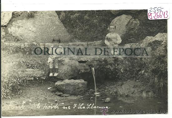 Postcards: (PS-26643)POSTAL FOTOGRAFICA DE LA LLACUNA-FONT DELS HORTS