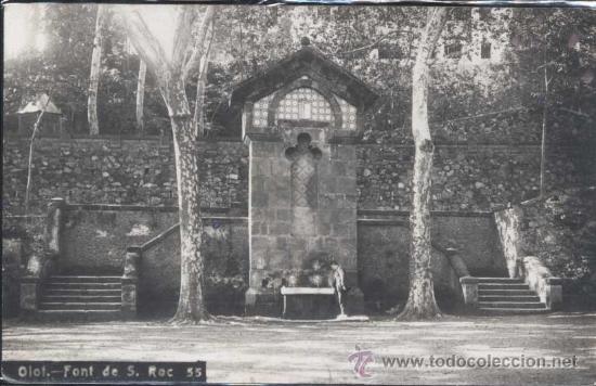 Postales: OLOT (GERONA).- FONT DE S. ROC - Foto 1