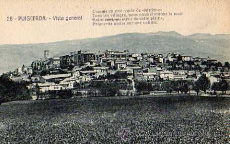 Postales: PUIGCERDA N&ordm; 26 VISTA GENERAL L. ROIS&Iacute;N FOT&Oacute;GRAFO SIN CIRCULAR