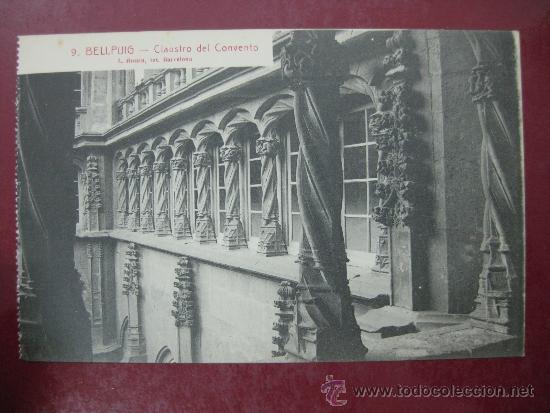 Postales: BELLPUIG - CLAUSTRO DEL CONVENTO - Foto 1