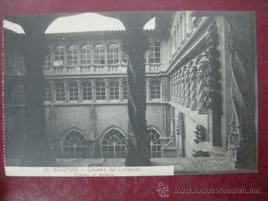 Postales: BELLPUIG - CLAUSTRO DEL CONVENTO - Foto 1