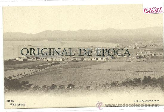 Postcards: (PS-26805)POSTAL DE ROSAS-VISTA GENERAL