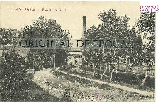 Postkarten: (PS-26793)POSTAL DE MOLLERUSA-LA FORESTAL DE URGEL