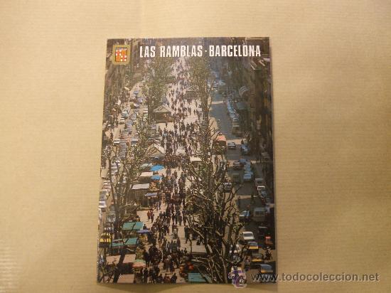 Postales: Ramblas de Barcelona (A&ntilde;os 70) - Foto 1
