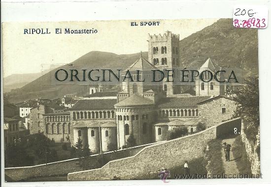 Postkarten: (PS-26983)POSTAL FOTOGRAFICA DE RIPOLL-EL MONASTERIO.EL SPORT