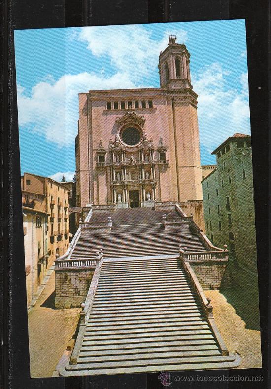 Postales: 18 - GIRONA. LA CATEDRAL - Foto 1
