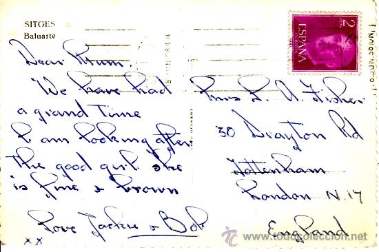 Postales: reverso - Foto 2