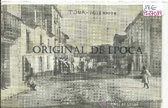 Postkarten: (PS-27019)POSTAL DE TONA-CALLE MAYOR