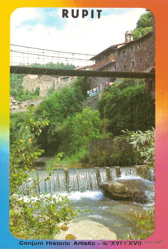 Postales: RUPIT &ndash; SALT DE SALLENT &ndash; LA RIERA DE RUPIT&ndash; NUEVA - Foto 1