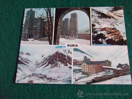 Postkarten: GIRONA-G1- ESCRITA-NURIA-SERIE II-N&ordm; 50.135-SANTUARIO DE NTRA SRA DE NURIA-PIRINEOS ORIENTALES