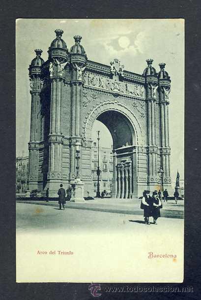 Postales: Postal de BARCELONA: Arc del Triomf - Foto 1