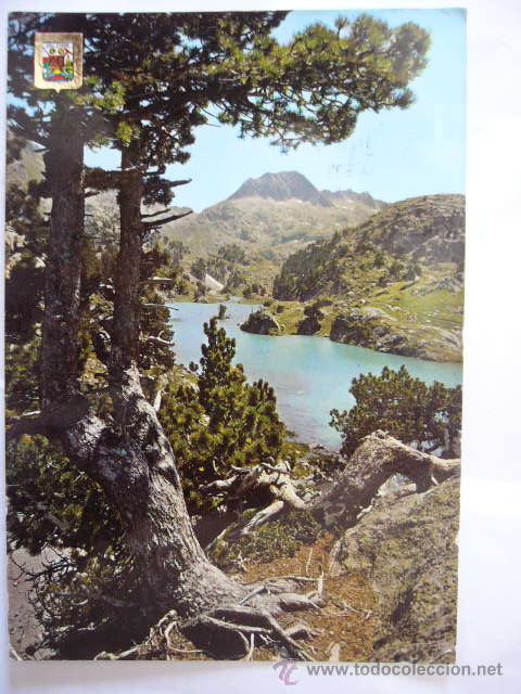 Postales: VALLE DE ARAN. N&ordm; 42. ESCUDO DE ORO. ESCRITA Y CIRCULADA