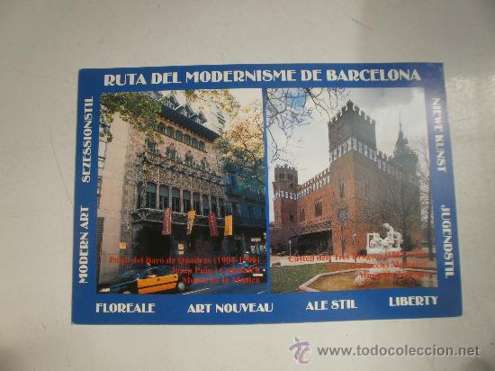 Postales: POSTAL BARCELONA MODERNISTA - Foto 1