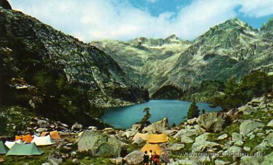 Postales: PIRINEOS CENTRALES LAGO NEGRO CAMPA&Ntilde;&Aacute; SIN CIRCULAR SERIE II N&ordm; 1490