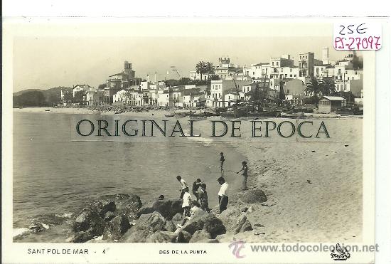 Postkarten: (PS-27097)POSTAL FOTOGRAFICA DE SANT POL DE MAR-DES DE LA PUNTA