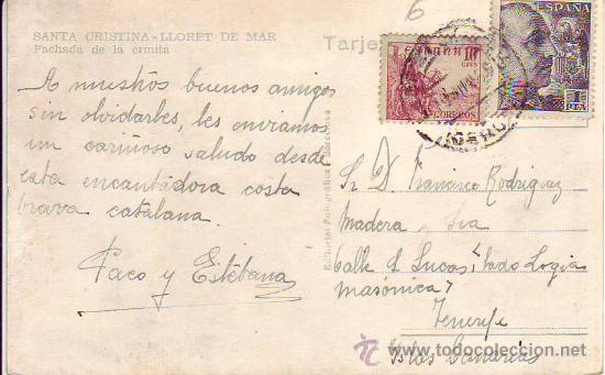 Postales: lloret de mar - santa cristina - Foto 2