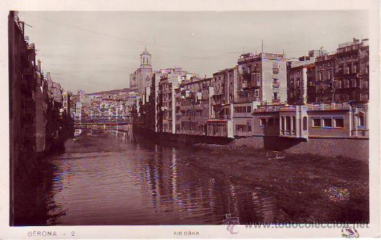 Postales: gerona - rio o&ntilde;ar - Foto 1
