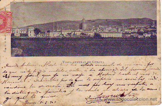 Postales: vista general de gerona - Foto 1