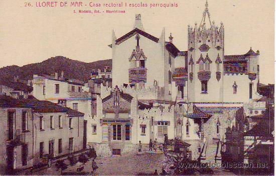 Postales: lloret de mar - casa rectoral - Foto 1