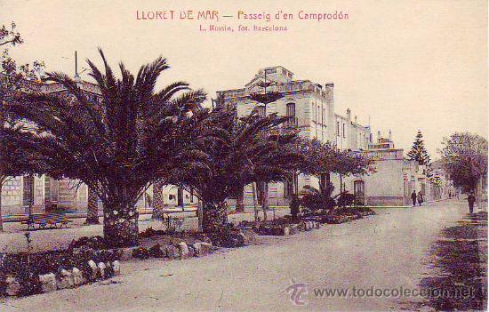 Postales: lloret de mar passeig d`en camprod&ograve;n - Foto 1