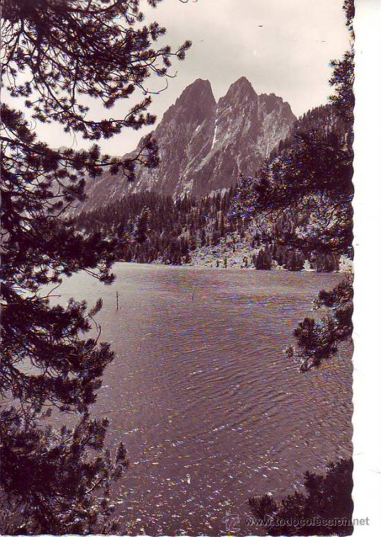 Postales: valle de espot - bosque y leyenda aguas tranquilas