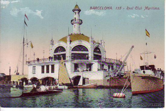 Postales: barcelona - real club maritimo - Foto 1