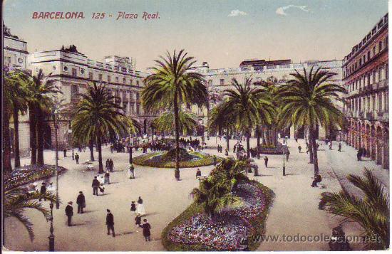 Postales: barcelona - plaza real - Foto 1