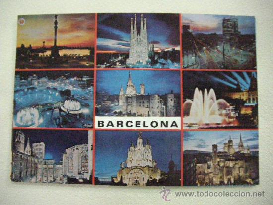 Postales: ANTIGUA POSTAL DE BARCELONA - Foto 1