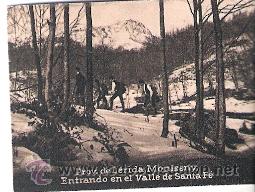 Postkarten: POSTAL ORIGINAL DECADA DE LOS 30. ESPA&Ntilde;A. LERIDA, MONTSENY. N&ordm; 1066. VER TAMA&Ntilde;O Y EXPLICACION.