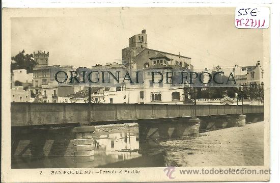 Postcards: (PS-27111)POSTAL FOTOGRAFICA DE SAN POL DE MAR-ENTRADA AL PUEBLO