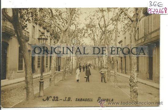 Postkarten: (PS-27168)POSTAL FOTOGRAFICA DE SABADELL-RAMBLA