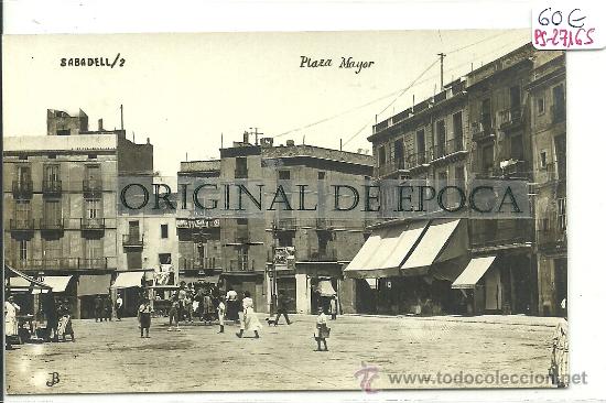 Postkarten: (PS-27165)POSTAL FOTOGRAFICA DE SABADELL-PLAZA MAYOR