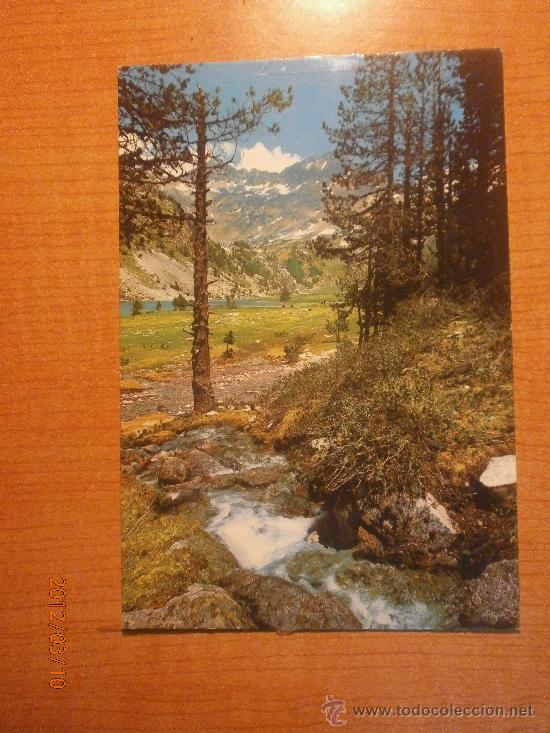 Postales: POSTAL PIRINEU CATALA VALL DE BOHI ALS VULTANS DEL LLAC CIRCULADA