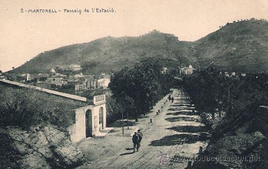 Postales: MARTORELL , PASSEIG ESTACIO . N 2 - Foto 1
