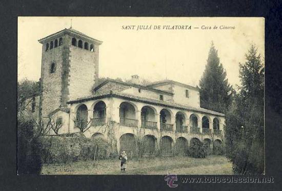 Postkarten: Postal de SANT JULI&Agrave; DE VILATORTA: Casa de C&agrave;noves (Col.Mauri)