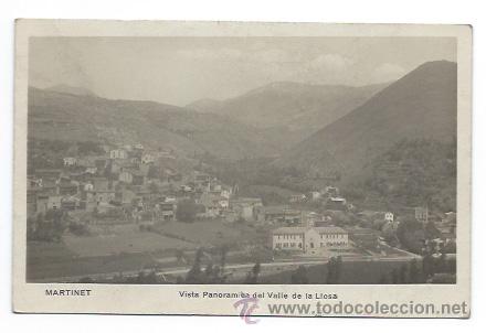 Postcards: MARTINET. VISTA PANORAMICA DEL VALLE DE LA LLOSA. (FOTOGR&Aacute;FICA). CIRCULADA EN 1933.