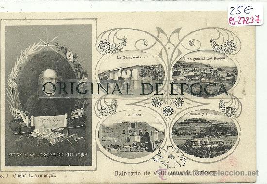Postkarten: (PS-27237)POSTAL DE VALLFOGONA DE RIUCORP-BALNEARIO.MIRAR REVERSO