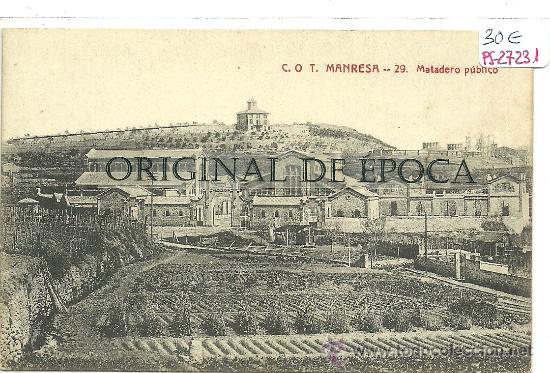 Postcards: (PS-27231)POSTAL DE MANRESA-MATADERO PUBLICO