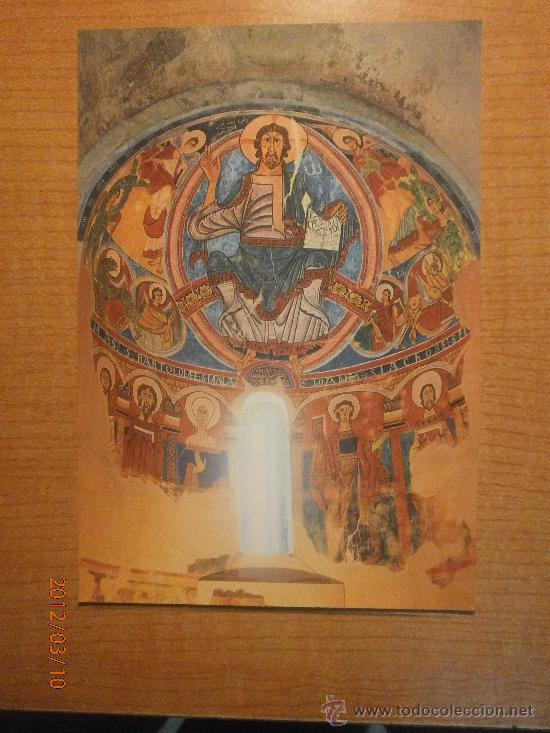 Postales: POSTAL PIRINEOS CENTRALES S. CLEMENTE DE TAHULL MURALES DEL PANTOCRATOR Y SANTOS SIN CIRCULAR