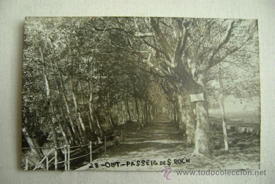 Postcards: 28.-OLOT.PASSEIG DE S. ROCH.FOTOGRAFICA.10381